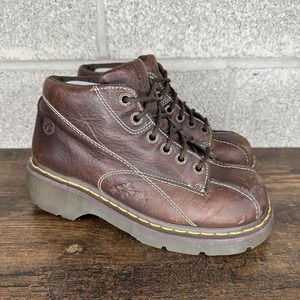Dr Martens 12281 'Flower Power' Women's VTG 90's Y2K Platform Ankle Boots Size 8